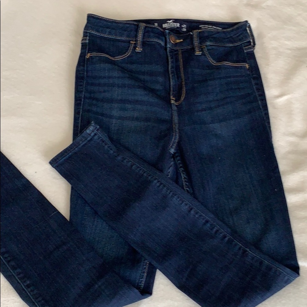 Dark wash Hollister jeans, no rips